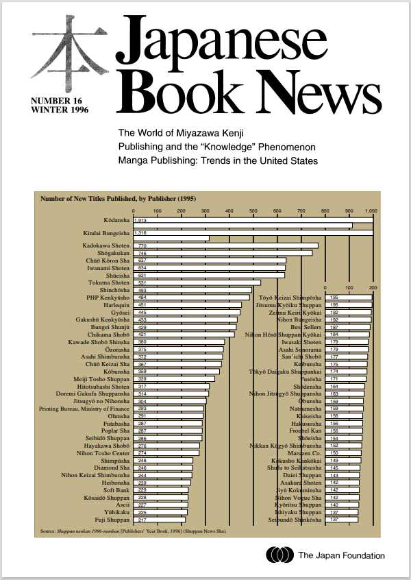 Japanese Book News no.16